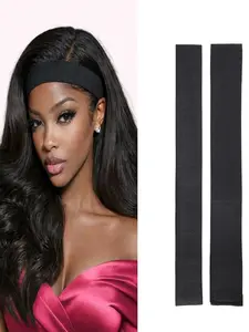 2 Sizes Wig Band Per Pack, Non-Slip Adjustable Elastic Lace Bands, Wig Band for Lace Front, Melting Lace Wig Edge Band, Wig Grip Band