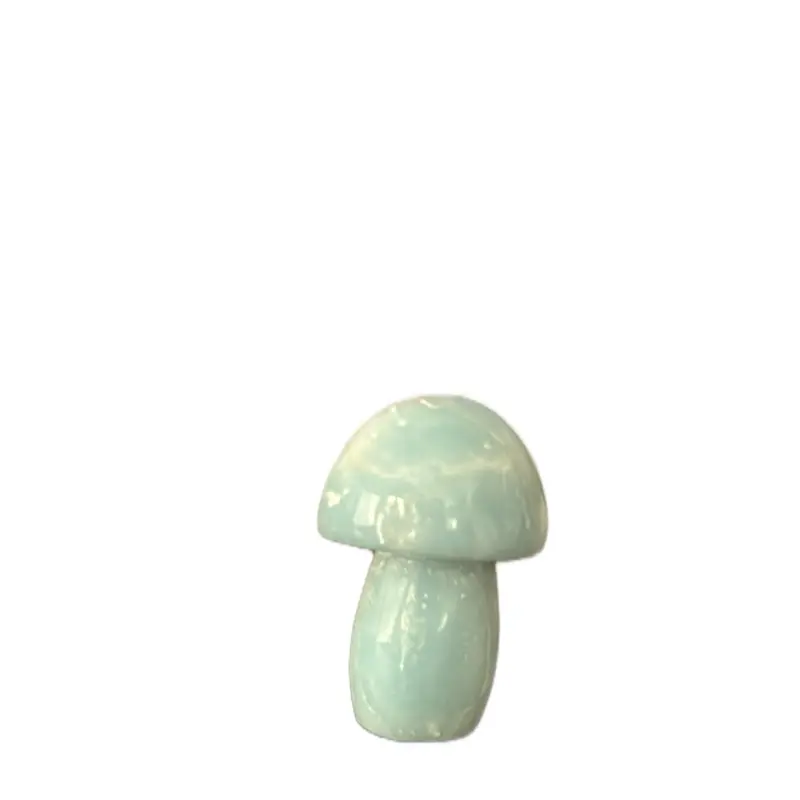 Amazonite Mushroom - Natural Amazonite Crystal Mushroom Specimen for Display or Collection.