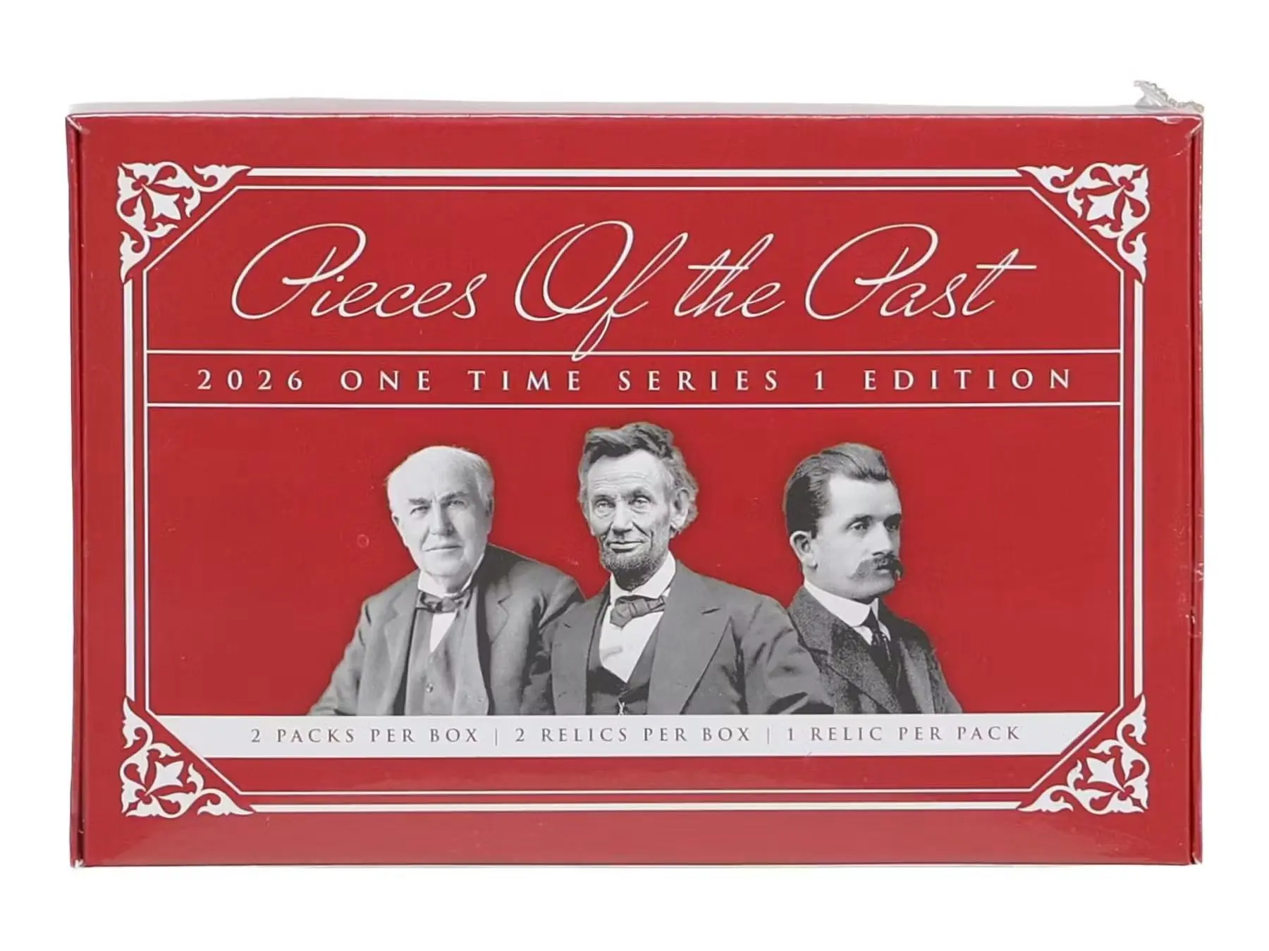 Pieces Of The Past 2026 One Time Series 1 Edition - 2 Packs Per Box with 2 Relics Each - Collectible History Memorabilia