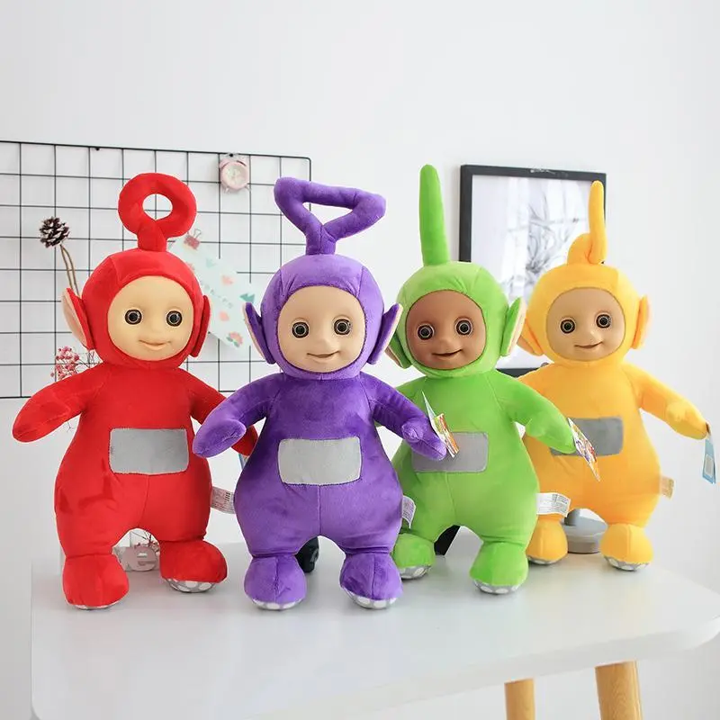 Teletubbies Tinky Winky Laa-Laa Cute Cartoon Plush Toys Disy Stuffed Doll Kawaii Pillow Anime Figure Car Accessories Kids Gifts, Cuddly Stuffed Animal, Soft Stuffed