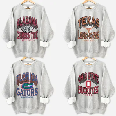 Vintage College Sweatshirt Men TikTok Shop