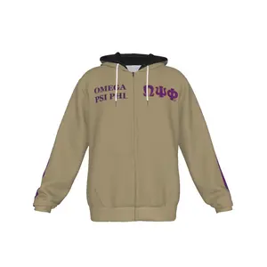 Omega Psi Phi Men's Full-Zip Hoodie