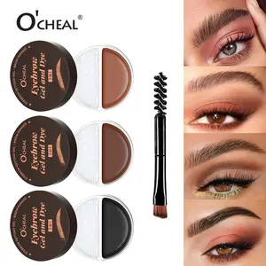 OCHEAL 2-in-1 Eyebrow Gel and Mascara, Waterproof Long-Lasting Brow Gel, Fills Sparse Eyebrows, Natural Wild Eyebrows
