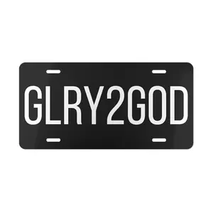 Christian License Plate, Black Car Decor, Christian Front License Plate, Bible Verse License Plate, Cute Car Accessory, Christian Gift Idea