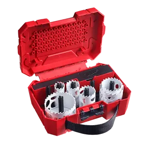 Milwaukee 49-22-3084 10PC HOLE DOZER with Carbide Teeth Electrician Hole Saw Kit