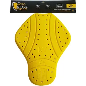 CE Level 2 Back Armor Protection, Approved Armor Pads for Motorcycle Jackets, Back Protector for Women and Men