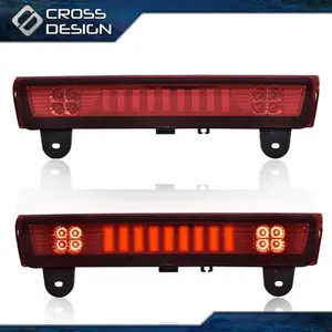 CROSSDESIGN FIT FOR 00-06 TAHOE YUKON XL 1500 2500 3RD THIRD TAIL BRAKE LIGHT STOP LAMP RED