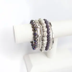 Purple Rain Bracelet Stack