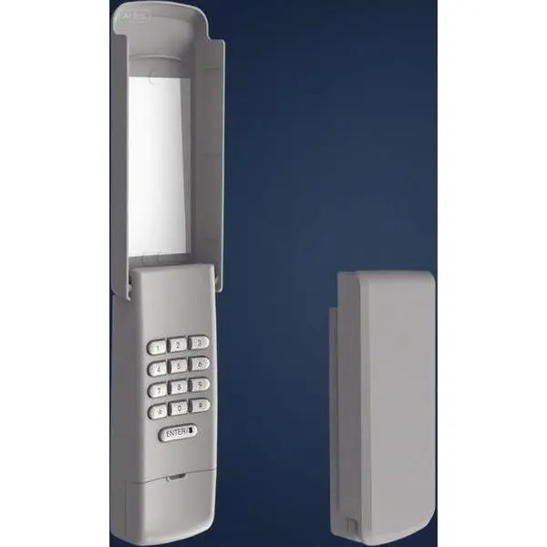 Universal Wireless Garage Door Opener Keypad with Learn Button, Backlit Keys, Flip Cover, Weatherproof, Includes Screws, Replaces 878MAX 877LM G940EV-P2, 4-Digit Keyless Entry, Durable, Multi-Color, Easy Installation for Liftmaster Chamberlain Craftsman,