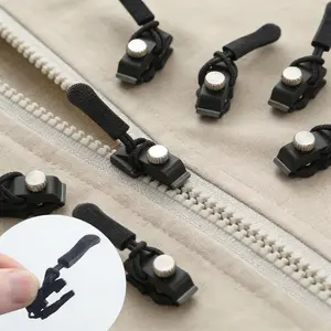 9-Pack Universal Detachable Zipper Pulls  3 Sizes For Every Zipper |   The Ultimate Fix For Broken Zippers |   Must-Have Household Tool
