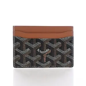 Pre-owned Coated Canvas small leather goods Goyard Goyardine St Sulpice Card Holder