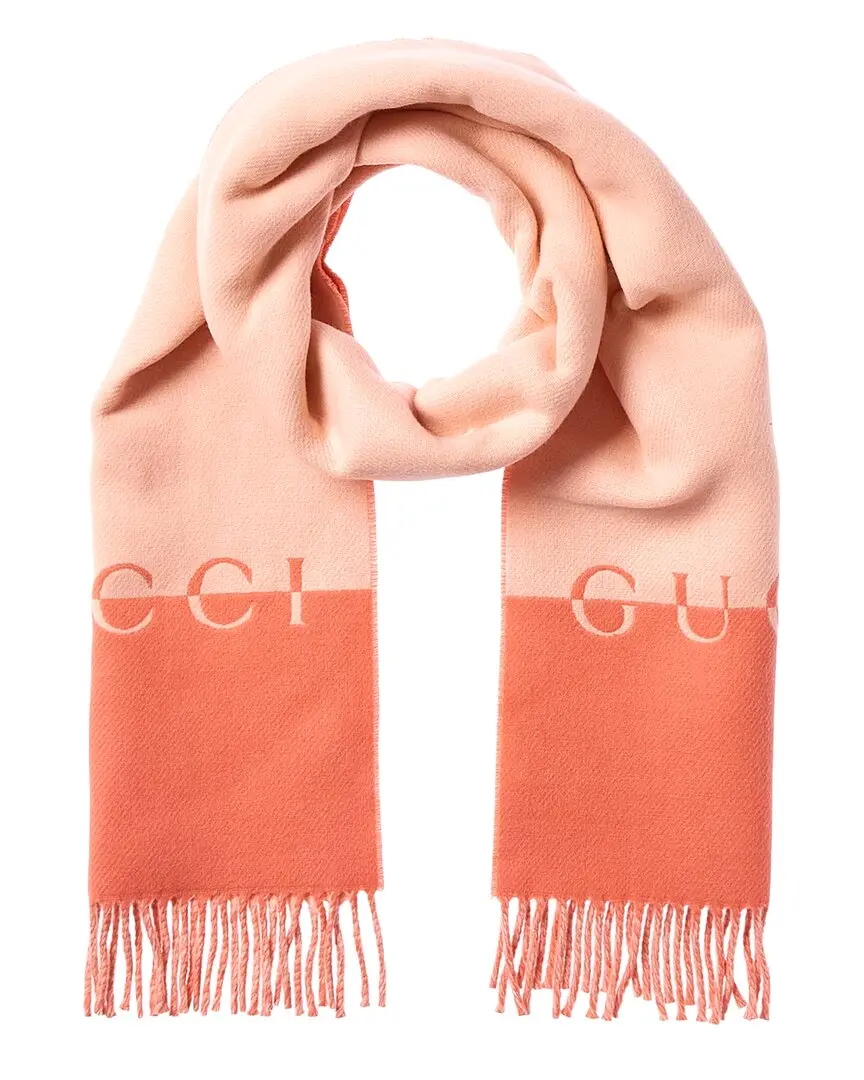 Gucci Wool & Cashmere-Blend Scarf