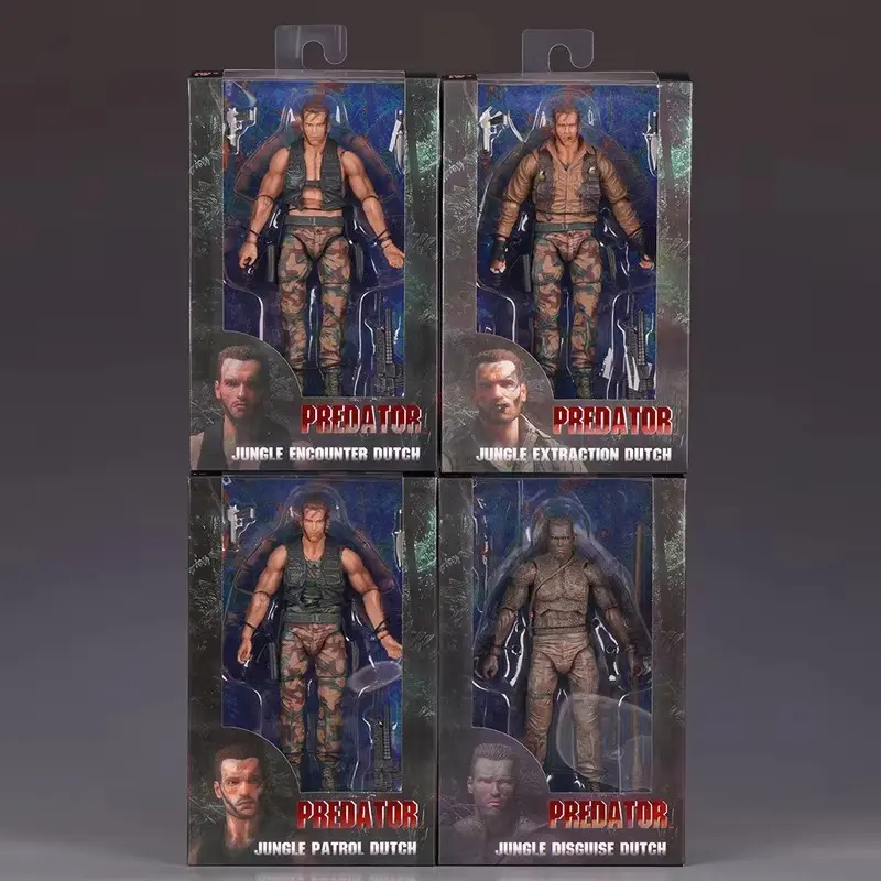 NECA Arnold Schwarzenegger (Dutch) Jungle Rescue Action Figure – 30th Anniversary Collectible (for adult collectors)