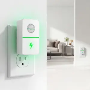 Plug-In Power Box with US Plug 2026 Updated Design, Compatible with 90–250V Input Range