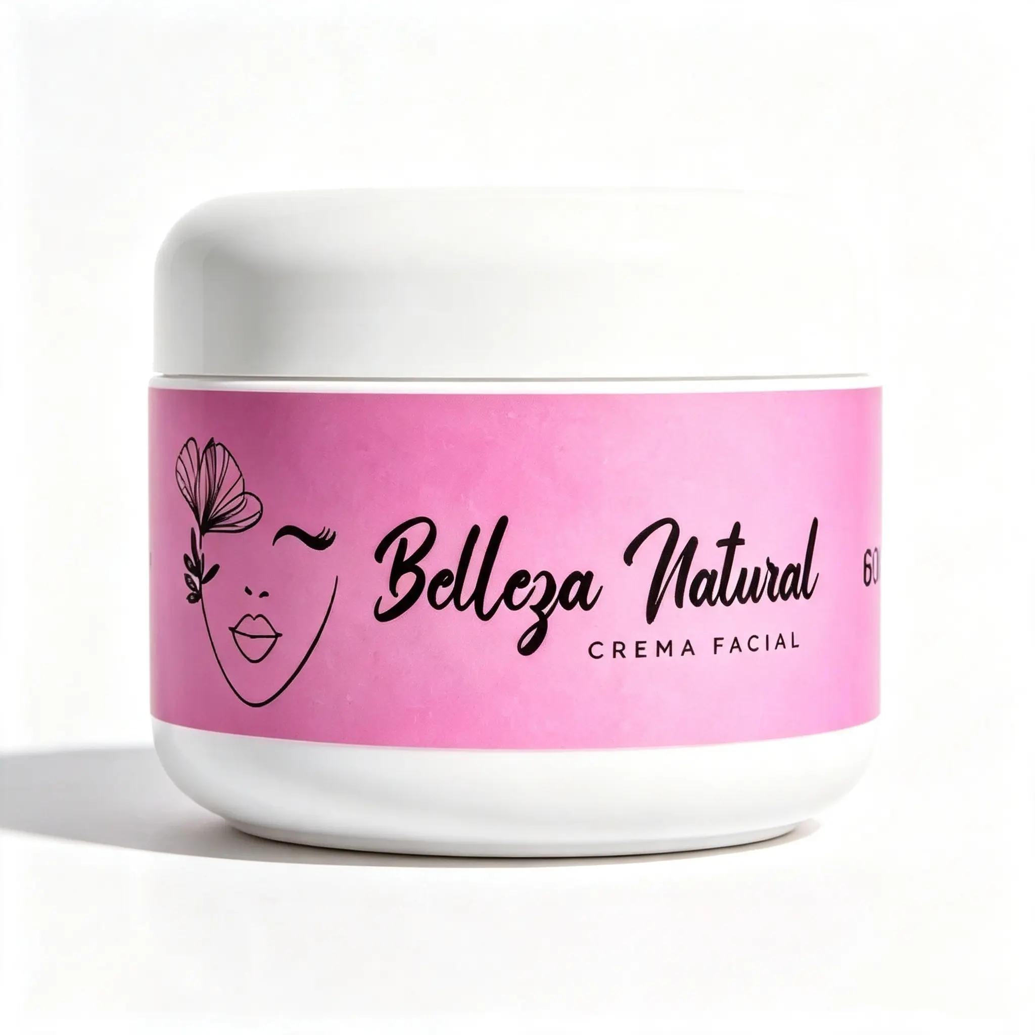 Belleza Natural Moisturizing Brightening Face Cream, Hydrating Daily Skin Care for Soft Even Looking Complexion