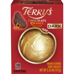 Terry's Dark Chocolate Orange Ball Milk Snack Dessert