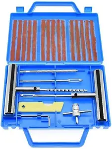 22 count Tire Repair Kit, Heavy Duty Tire Plug Kit, Heavy Duty Tire Repair Tools & Tire Repair Set for , , ATV, RV, SUV,Lawn Mower,,Tractor, Trailer