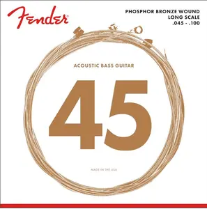 Fender 8060 LONG-SCALE Phosphor Bronze Acoustic Bass Strings - REGULAR 45-100