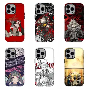 G-Gachiakuta Riyo & Fushi Duo Phone Case|Red Aesthetic Shockproof Cover For iPhone 17 Pro Max 16 15 14 13 12 11 for Samsung S21 S22 S23 S24 S25 Phone Case|Tough Phone Case|Gift For Fans|Gifts for anime lovers