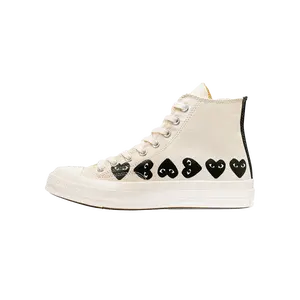 Chuck Taylor All Star 70 Hi "Comme des Garcons PLAY Multi-Heart Milk" A08148C