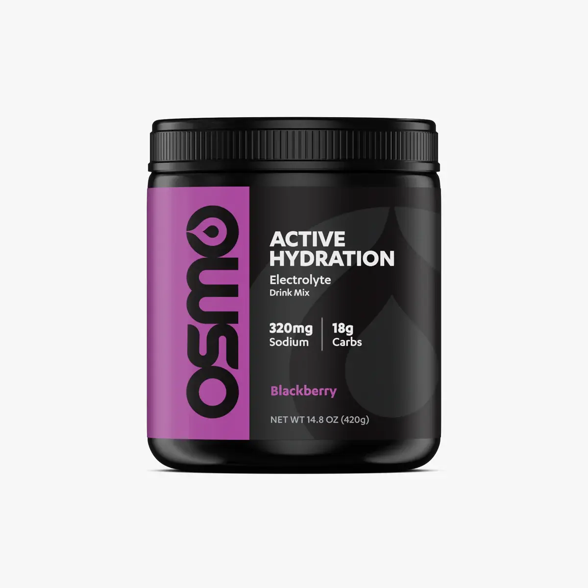 Osmo Active Hydration Electrolyte Powder (20 Servings) - Includes Sodium, Magnesium, Potassium, Carbs & Vitamins, Cane Sugar - All Natural, 3X Faster Hydration, Boosts Power & Endurance, Black Berry