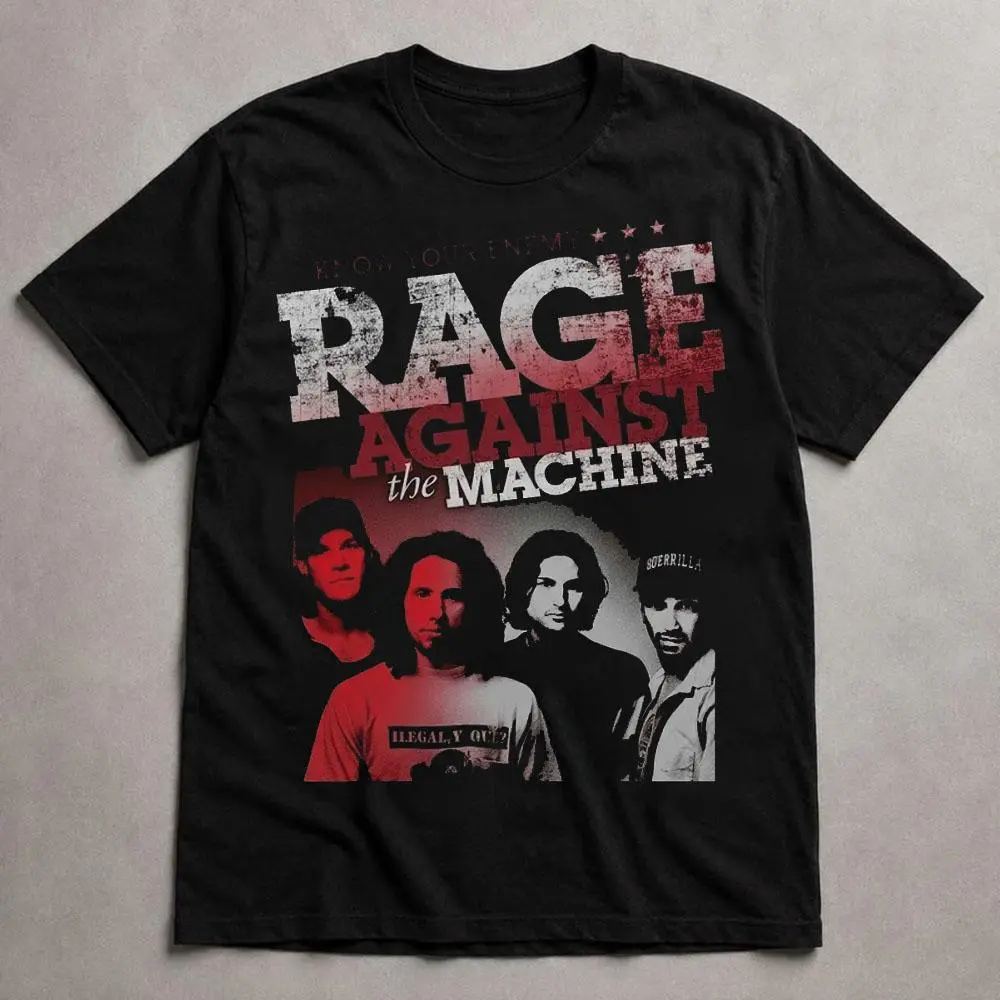 Rage Against the Machine Vintage Graphic T-Shirt, Iconic Rock Fan Tee