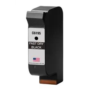 U.S. Remanufactured for HP C6195A Fast-Dry Black Ink Cartridge