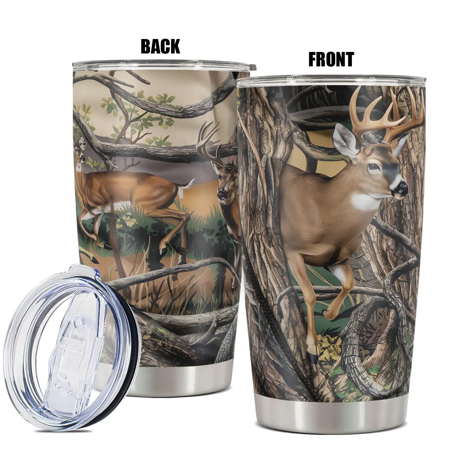 1 Count 20oz Tumbler with Lid, Stainless Steel Water Bottle, Insulated and Durable, Gift for Any Occasion, Birthdays, Holidays