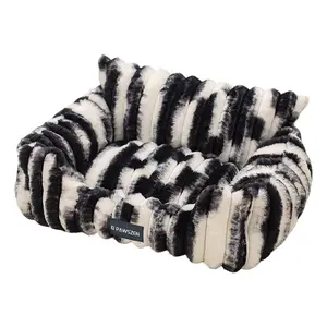 💤Your Pet's New Favorite Sleeping Spot 💤: (Large Plush Pet Sofa Bed)