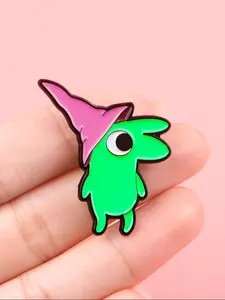 Cute Cartoon Movie Character Enamel Pin Badge, Zinc Alloy Brooch for Backpack Hat Clothing Accessories, Perfect Gift for Friends