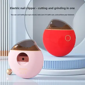 Adjustable Speed Electronic Nail Trimmer - New Rechargeable Home Supplies with Alloy Cutting Head, Ergonomic Design, Low/High Speed Settings for Baby & Adult (Festive Party Gift)