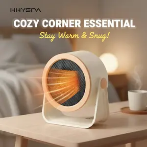HHYSPA Space Heater Indoor Electric Portable Mini Table Heater with Silent Operation Overheat & Tipping Protection for Office Terrace Garage Home