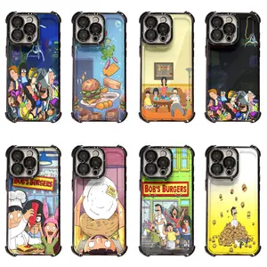 Hot Bob's Burgers Phone Cases | Funny Cartoon Shockproof Cover For iPhone 11-17 Pro/Pro Max/Plus & Samsung Galaxy S23-S26 Ultra