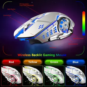 2024-NEW-Wireless Gaming Keyboard And Mouse, RGB Backlit Rechargeable Keyboard And Mouse With 5000mAh Battery Metal Panel, Detachable Hand Rest Mechanical Keyboard And 7-color Gaming Silent Mouse For PC Gamers
