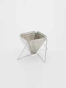 Outdoor camping hand brewed coffee filter, funnel with holder suitable for any cup, stainless steel filtration drip artifact, adding a delicate touch to your outdoor life