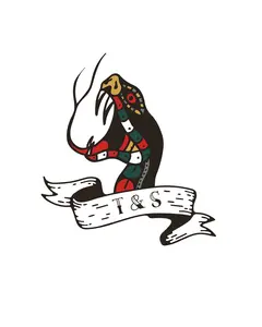 Traditional Snake Sticker