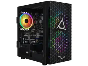 CLX SET Gaming Desktop - AMD Ryzen 5 8400F 4.2GHz 6-Core Processor, 32GB DDR5 Memory, GeForce RTX 5060 8GB GDDR7 Graphics, 2TB NVMe M.2 SSD, WiFi, Win 11 Home 64-bit