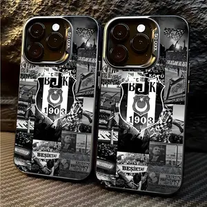 Stylish Besiktas BJK Phone Case Compatible with for iphone Models 17, 16E, 16, 15, 14, 13, 12, 11 Mini, Pro, Max, Air, X, XR, XSMAX, 8, 7 Plus, Featuring a Matte Back Cover That Is Anti-Fall, Phone Case, Phone Protection, Stylish Phone Cover