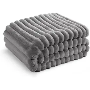 Cozy Throw Blanket for Couch or Bed Ultra Soft Fleece, Multiple Colors & Sizes All-Season Lightweight Soft Fluffy Blanket for Living Room, Bedroom, Travel, Gifts, Soft Warm Blanket