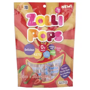 Zollipops Suckers, Mango + Strawberry, 5.2 oz (147 g) Zollipops Suckers, Mango + Strawberry, 5.2 oz (147 g)
