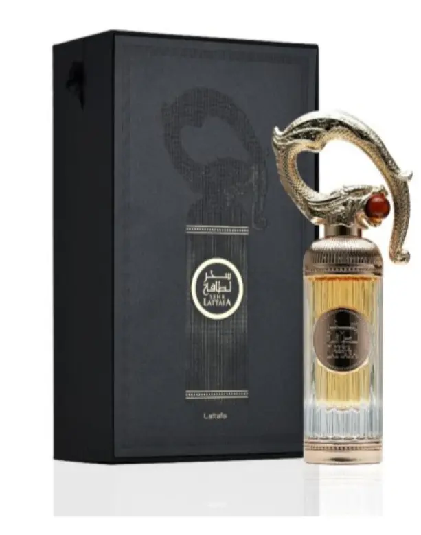 Lattafa SEHR LATTAFA Unisex EDP Perfume Spray - 3.4 fl oz (100ml) Single Item, Amber Floral Fragrance, Aromatic Citrusy Notes, Coconut Accents, Elegant Scent for Women