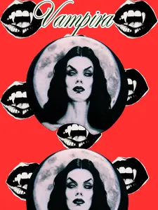 Vampira Car Coasters, set of 2