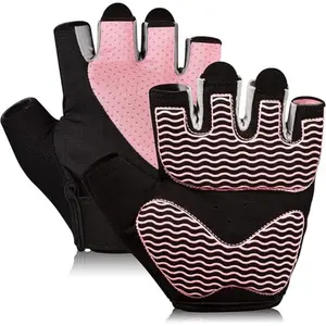 Gym Gloves - Fingerless, Breathable Workout Gloves for Weightlifting, Cycling & More