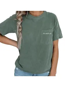 Giftifymama Comfort Breastfeeding Shirts for Women Mama Zipper Nursing Tops Distressed Pregnancy Clothes with Pocket Casual Fit Maternity Casual Fit Maternity  TikTokShopHolidayHaul