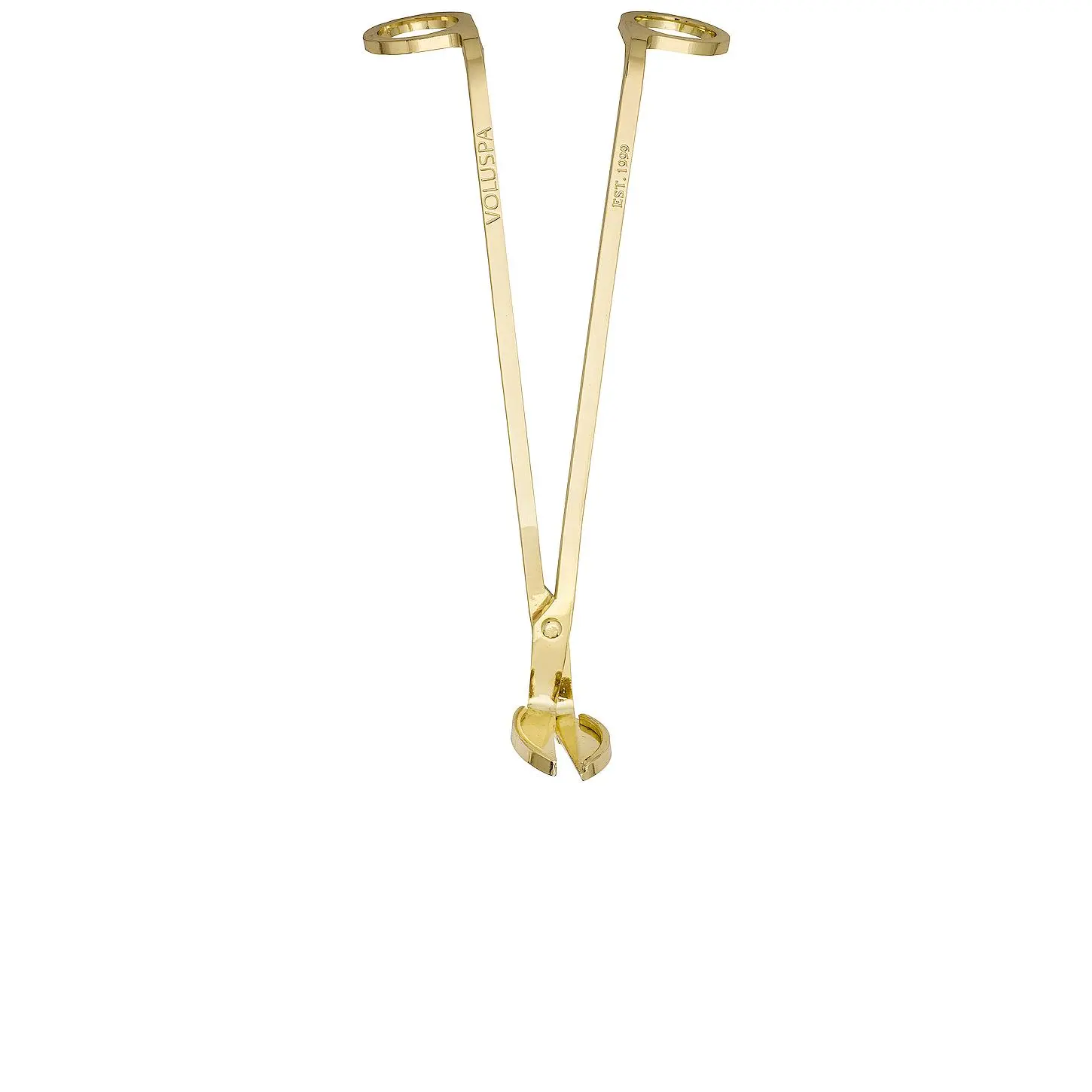 Voluspa Wick Trimmer In Velour Bag in Gold