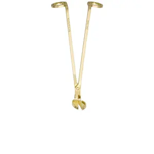 Voluspa Wick Trimmer In Velour Bag in Gold