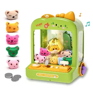 Claw Machine Toy, Mini Figure Grabber, Sound Light Interactive Educational Toy, Suitable for 3 Years+, Kids Birthday Gift