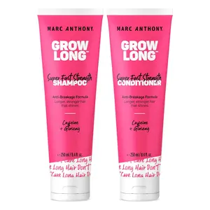 Marc Anthony Shampoo and Conditioner Set, Grow Long Biotin - Anti-Frizz Deep Conditioner For Split Ends & Breakage