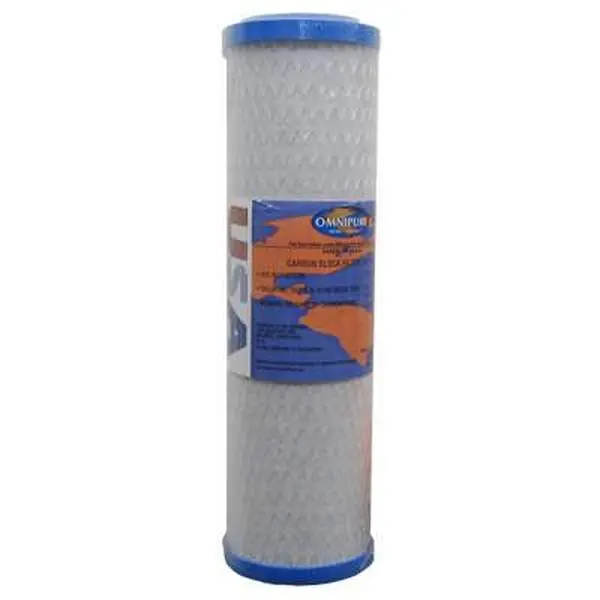 Omnipure - OMB934-KDF - 9.75" x 2.75" Carbon Block Filter Cartridge - 10 Micron with KDF