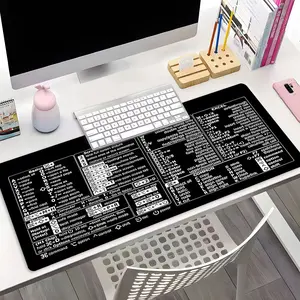 Excel Shortcuts & Formulas Desk Mat, XXL Extended Mouse Pad with Anti-Slip Base, Spreadsheet Cheat Sheet Desk Pad for Accountants, Analysts & Office Professionals, Non Slip Mousepad